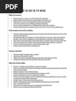 Operating Room Team Roles Explained | PDF | Surgery | Nursing