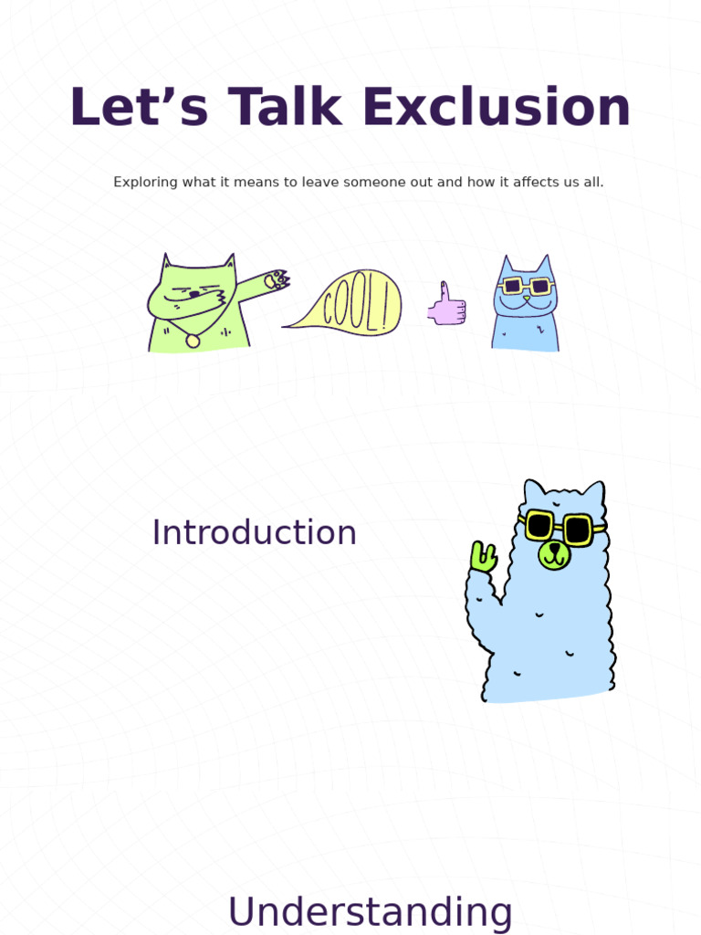 Understanding and Preventing Exclusion | PDF | Loneliness | Feeling