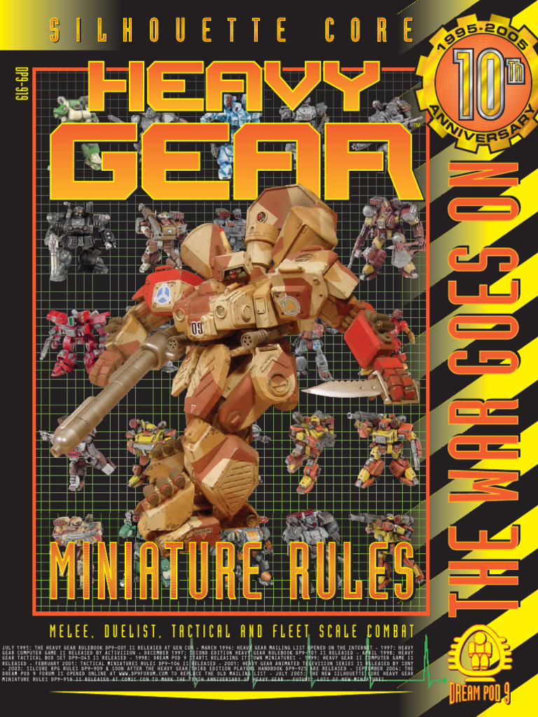 Heavy Gear Tactical RPG Rulebook Overview | PDF