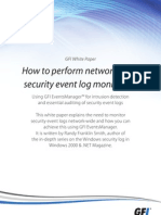 How to Perform Network-wide Security Event Log Management