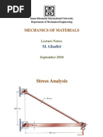 Strength of Materials Formula Sheet | PDF | Strength Of Materials ...