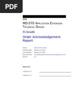 FLS BOISE MD070 Order Acknowledgement 1.1