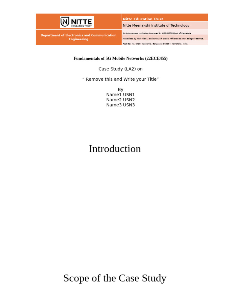 Case Study Presentation Template | PDF
