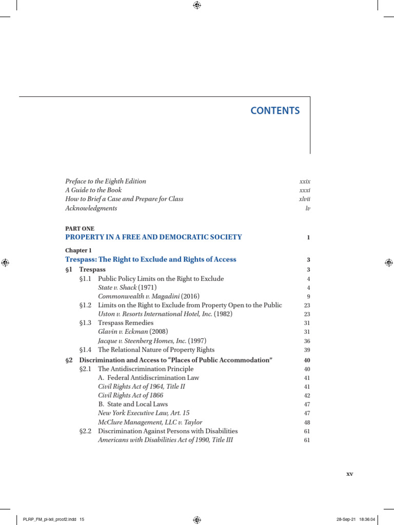 Property Law: Rules and Singer Overview | PDF | Leasehold Estate | Landlord
