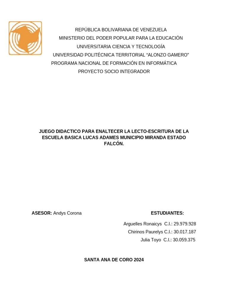 Proyecto III | PDF | Escuelas | Enseñando