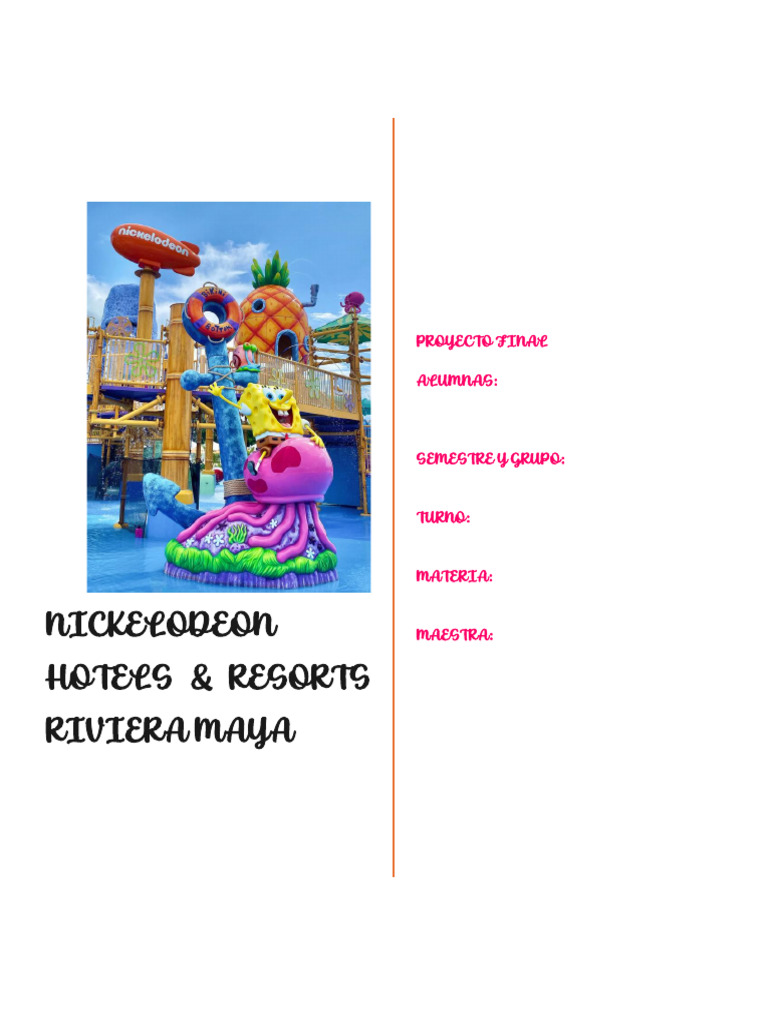 Hotel Nickelodeon Riviera Maya: Guía Completa | PDF | Turismo | Hotel
