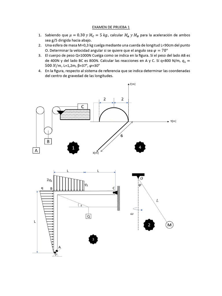 Examen de Prueba 1 | PDF