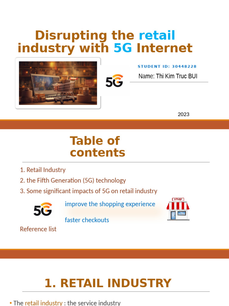 5G's Impact on Retail Transformation PDF Retail Economies