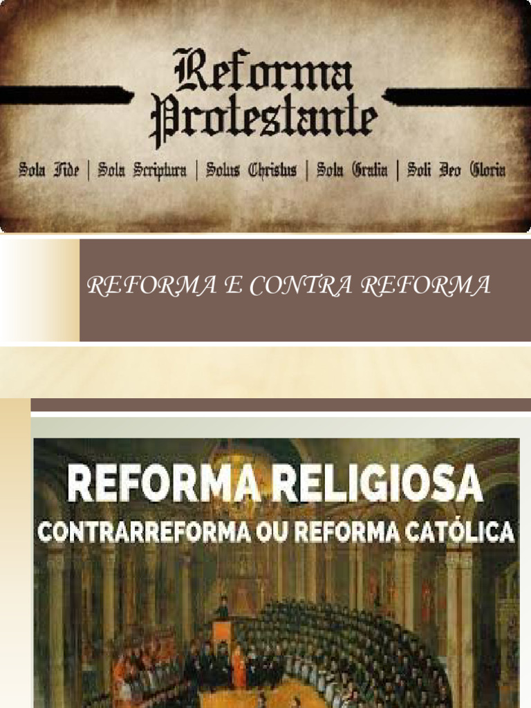 Reforma e Contra Reforma Aula 06 - Contra Reforma | PDF | Igreja católica