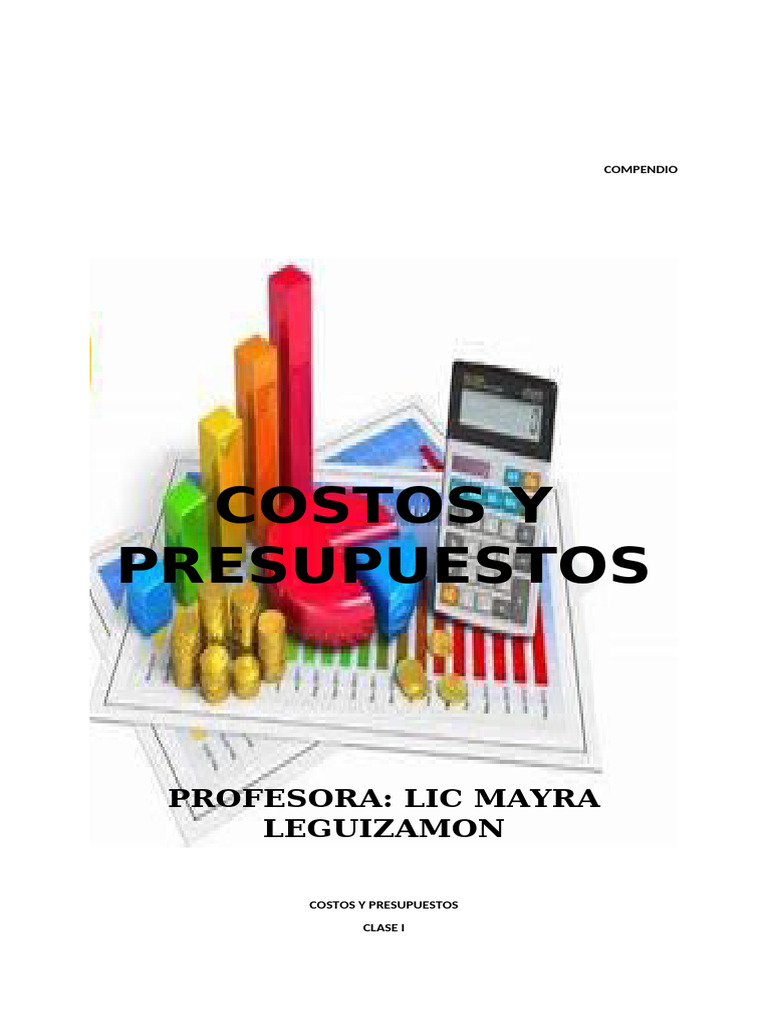 Contabilidad de Costos y Presupuestos | PDF | Presupuesto | Costo