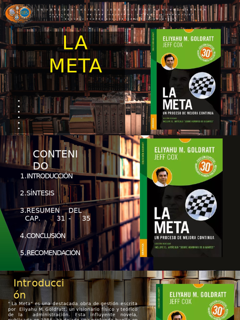 La Meta: Teoría de Restricciones en Negocios | PDF