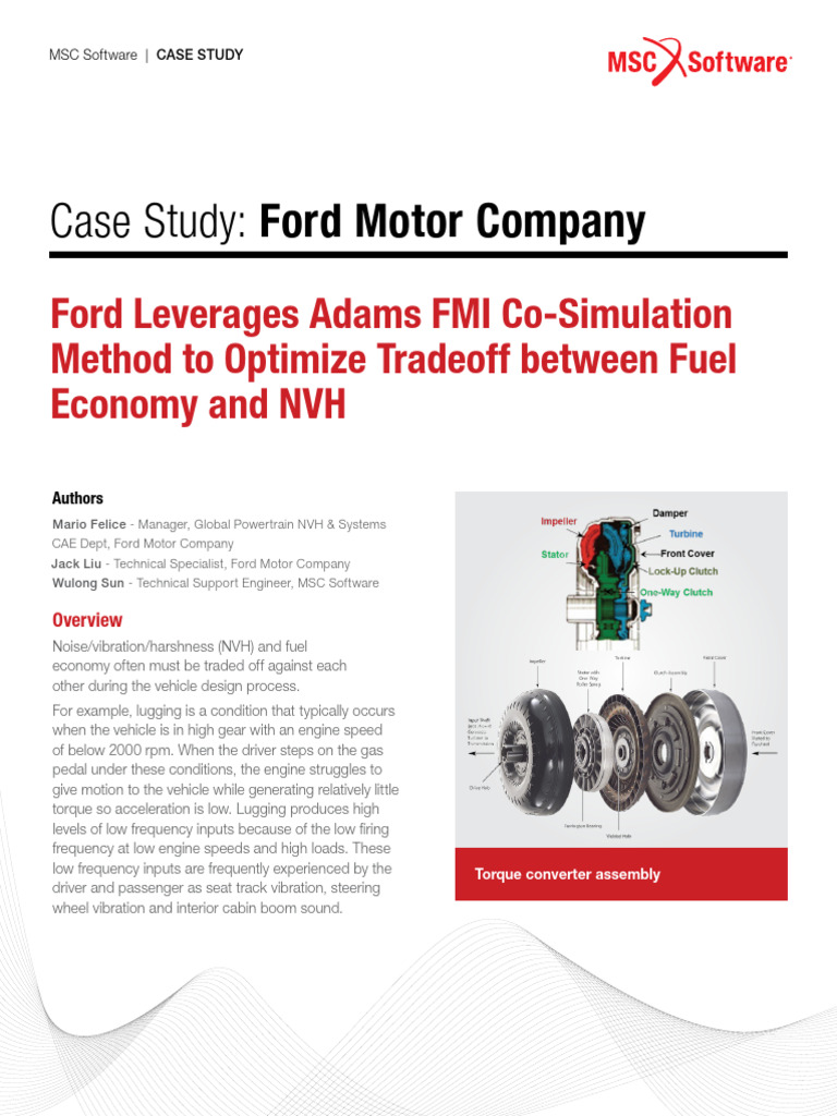 Optimizing Fuel Economy and NVH in Ford | PDF | Vehicles | Vehicle ...