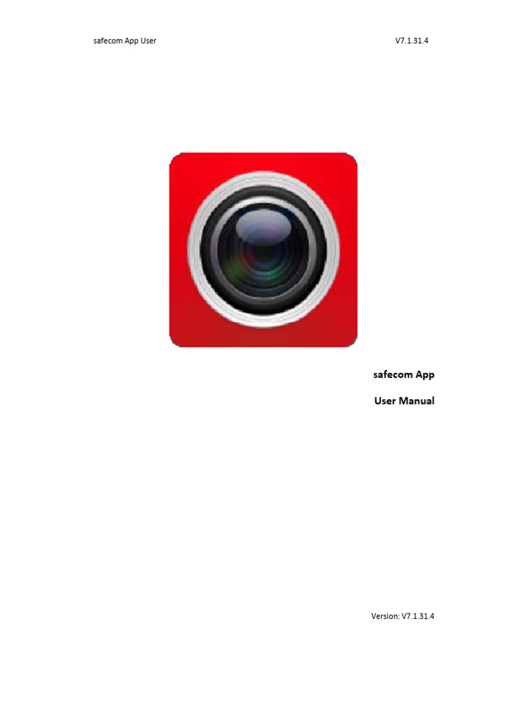 Safecom App User Manual_7.1.35 ACTUALIZADA | PDF | Ios | Mobile App