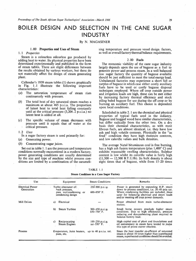 Boiler Design in Sugar Industry | PDF | Combustion | Heat Transfer