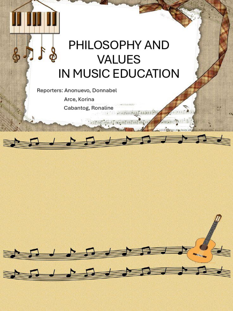 Philosophy and Values in Music Education | PDF | Music Education | Idea