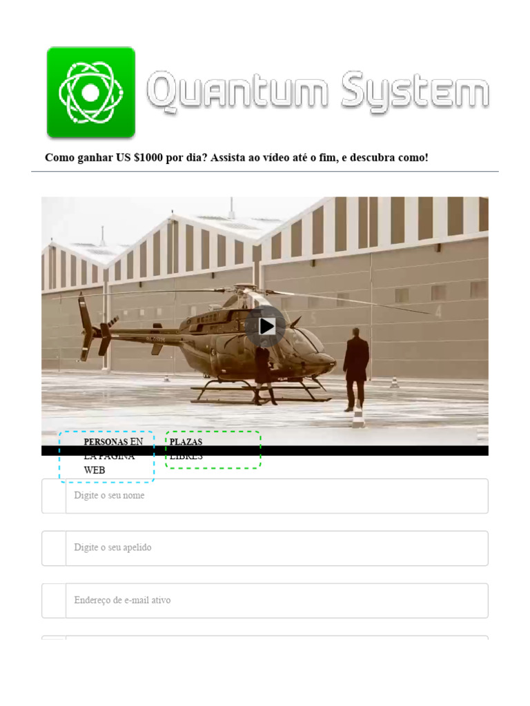 Ganhe $1000 por Dia com Quantum System | PDF | Rede mundial de ...