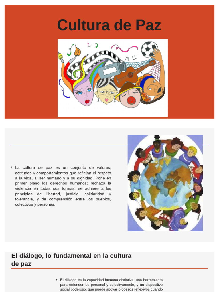 Cultura de Paz | PDF | Paz | Derechos humanos