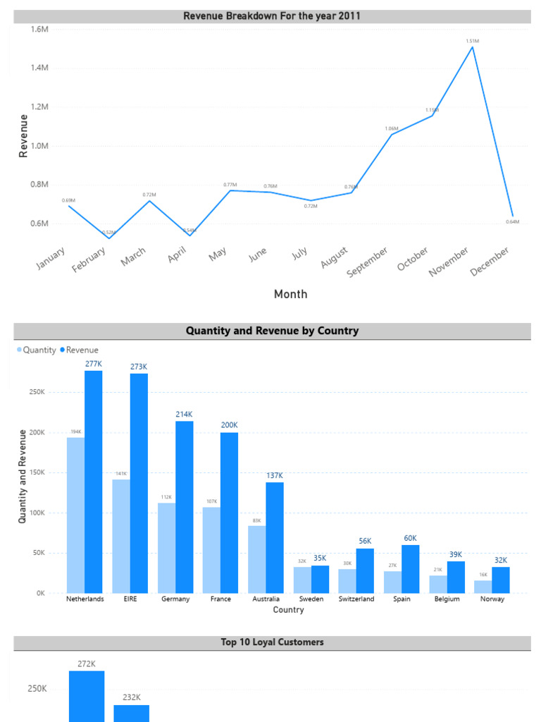 Sales Report 2011-For Online Store-Forgue Assignment | PDF