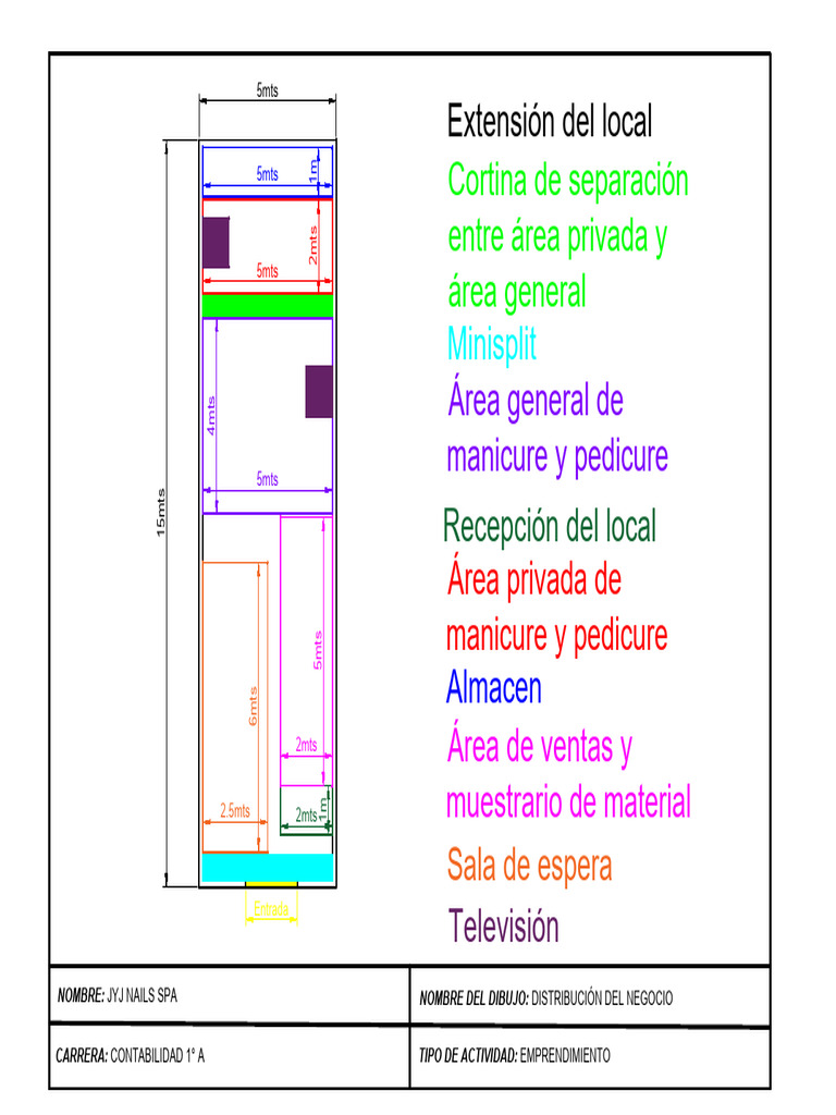 Cortina de Separación Entre Área Privada y Área General: Extensión Del ...