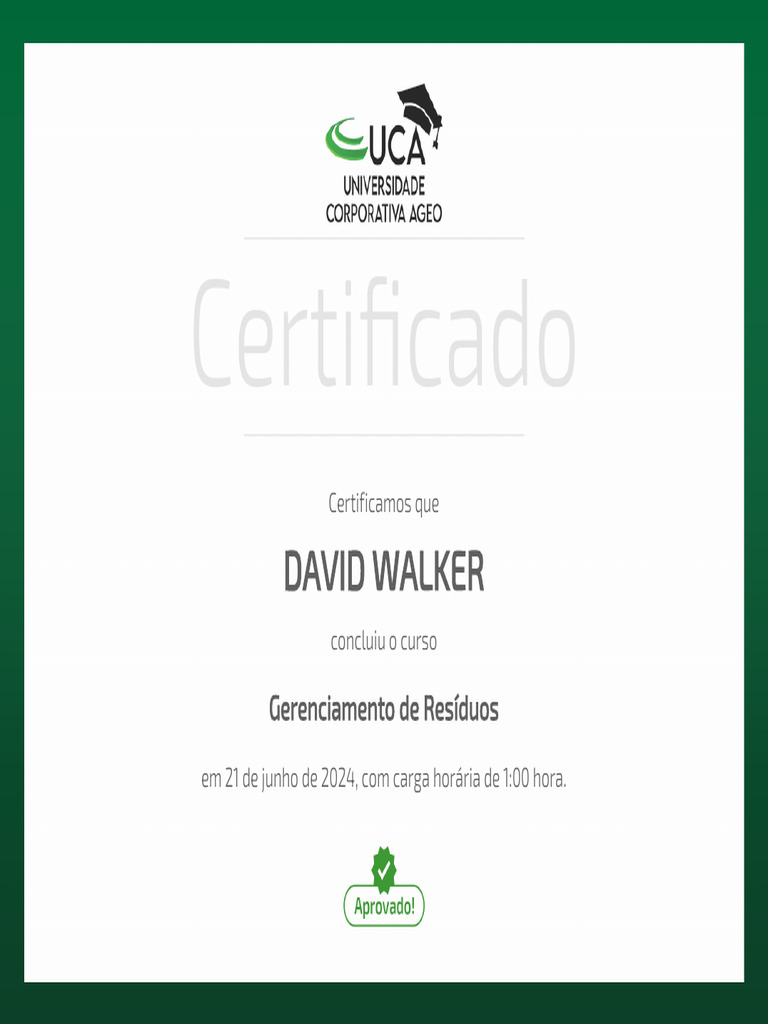 Certifica Do | PDF