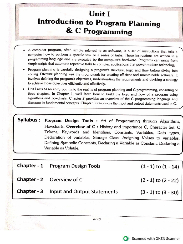 unit 1 | PDF