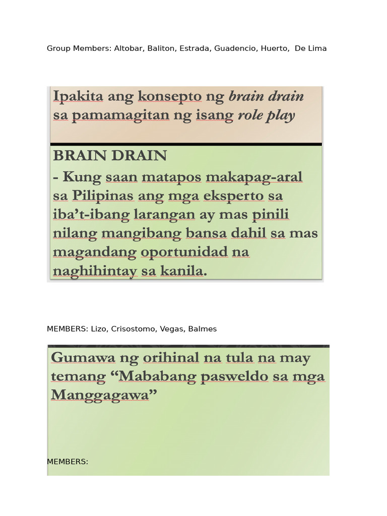 Group Task | PDF