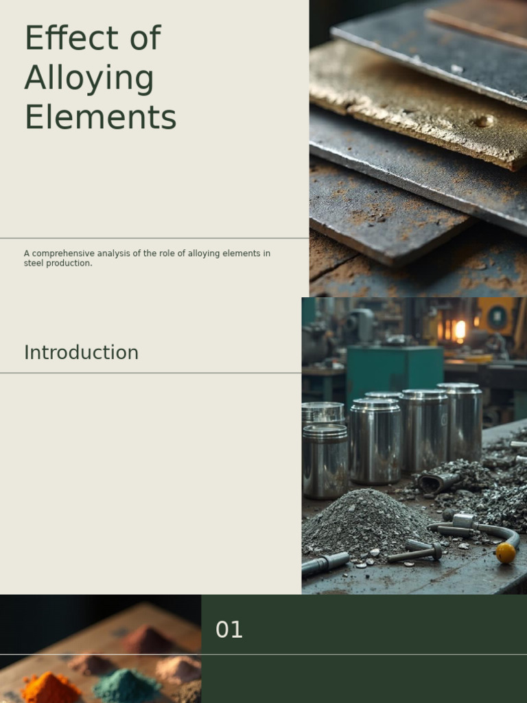 Role of Alloying Elements in Steel | PDF | Steel | Alloy