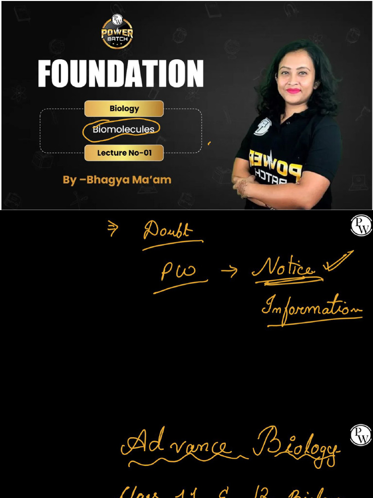 Biomolecules 01 Class Notes Pdf