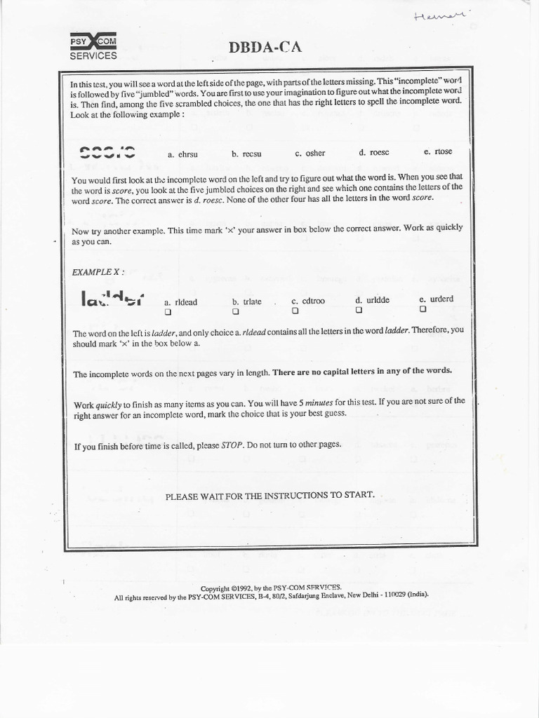 Dbda Ca | PDF