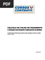 8 Calculo Folha Pagamento Apuracao Encargos Trabalhistas Empresa