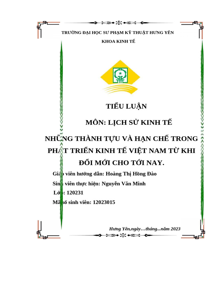 Tiểu luận TTNT 3 | PDF