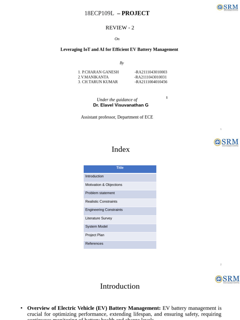 IoT & AI in EV Battery Management | PDF | Electric Vehicle ...