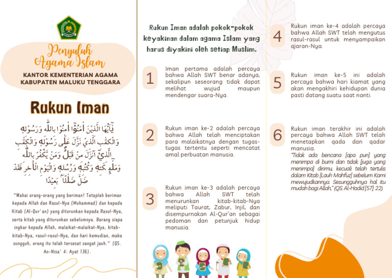 Rukun Iman Tpatpq | PDF