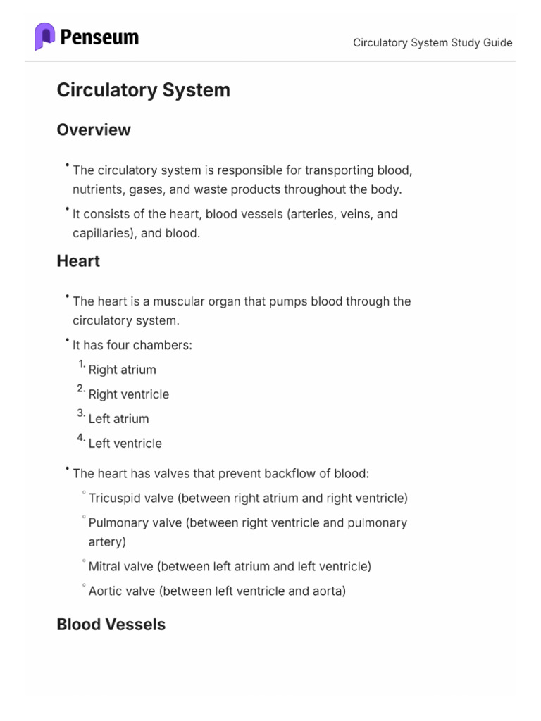 circulatory-system-study-guide-pdf