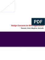 Design Concerns For BPO Applications: Devesh, Amit, Meghna, Anirudh