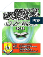 Buku Program Majlis Tadarrus Al