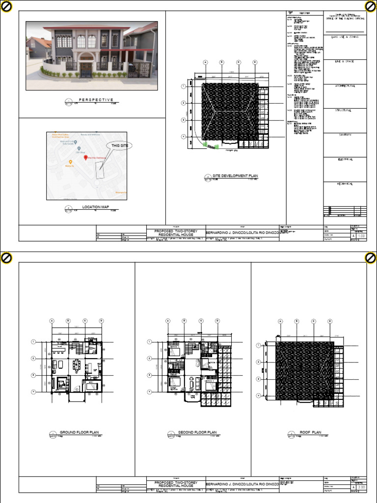Maia Vita Antipolo City Prposed Twot Storey Residential House | PDF ...
