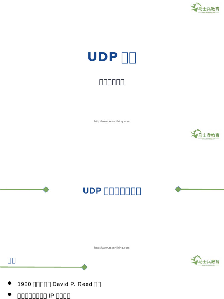 08 UDP协议 | PDF
