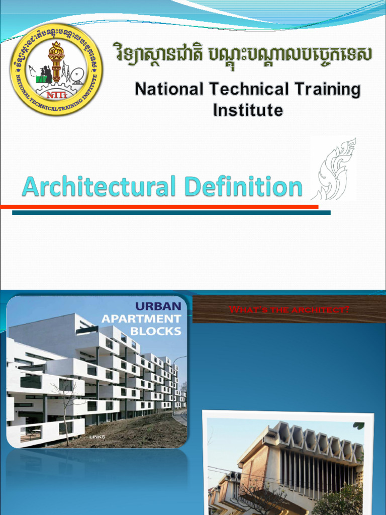 ARCHITECTURAL DEFINITION MEANING visual data 3