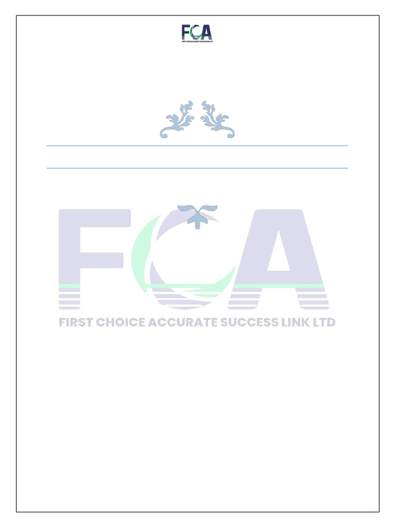 FCA November 2024 Mock Exam Guide | PDF | Climate Change ...