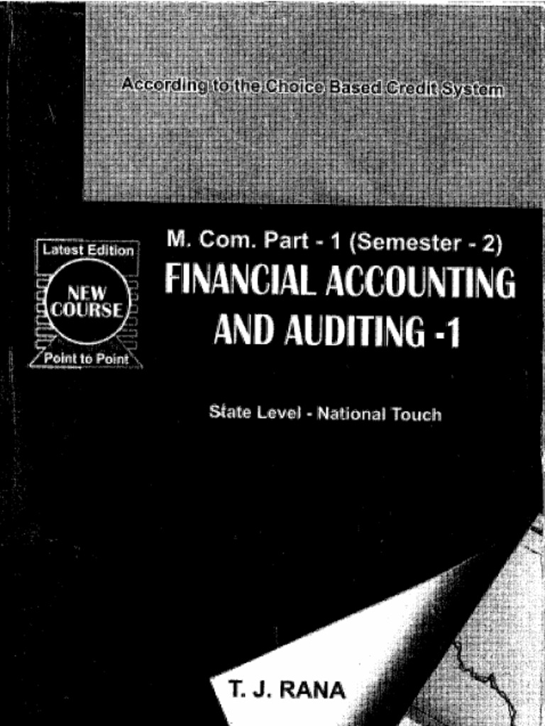 Financial Accounting and Auditing-1 T+P | PDF