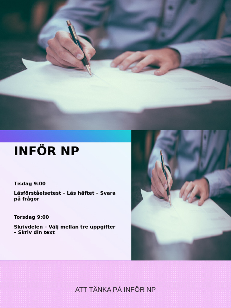 Nationella Provet 25 | PDF