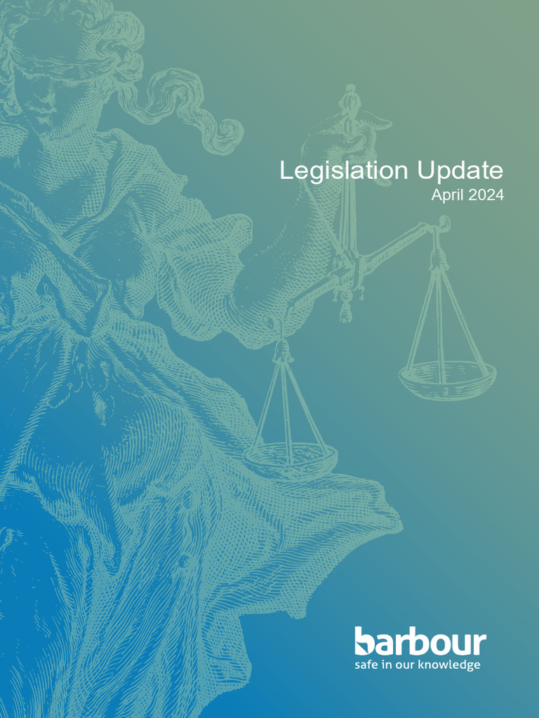 April 2024 Health and Safety Legislation Update | PDF | Occupational ...