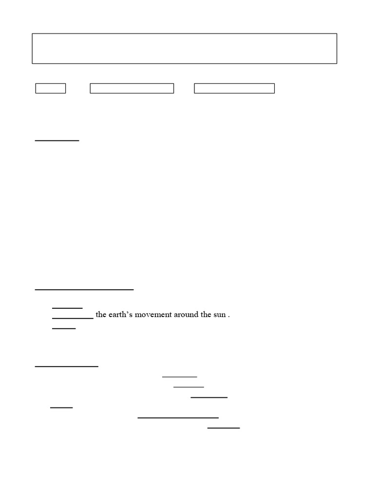 Earth's Motions: Rotation and Revolution | PDF | Earth | Rotation