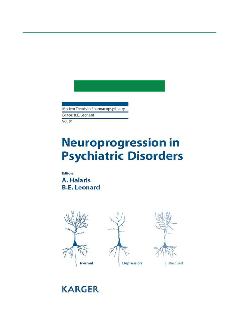Neuroprogression in Psychiatric Disorders, 1st Edition Digital Download ...