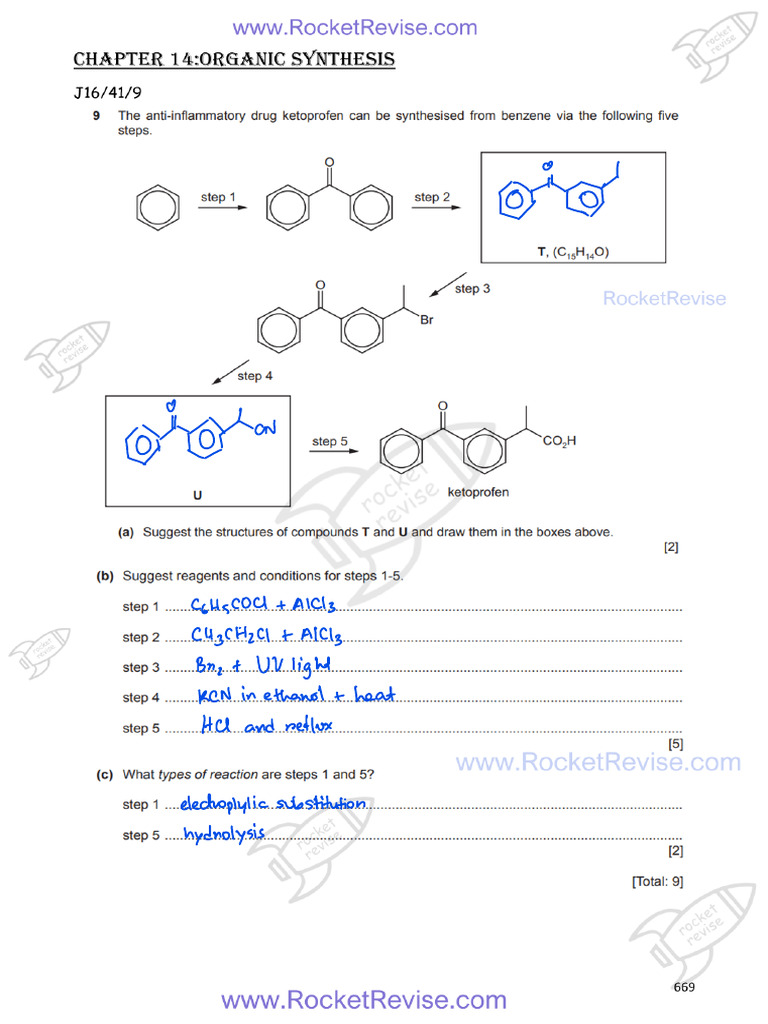 Organic Synthesis Study Guide PDF | PDF