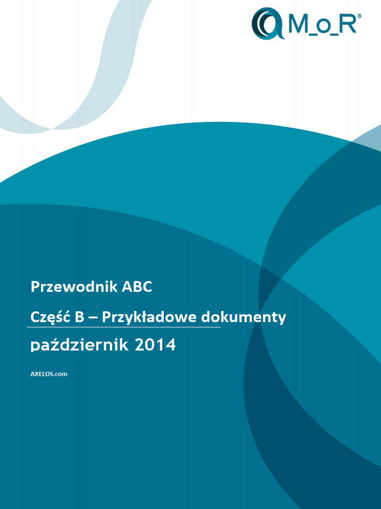M_o_R ABC Guide Part B - Sample_Documents v1.3 - Polish | PDF