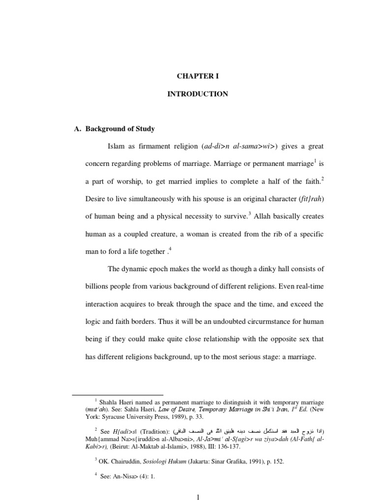 Interfaith Marriage in Indonesia | PDF | Marriage | Scientific Method