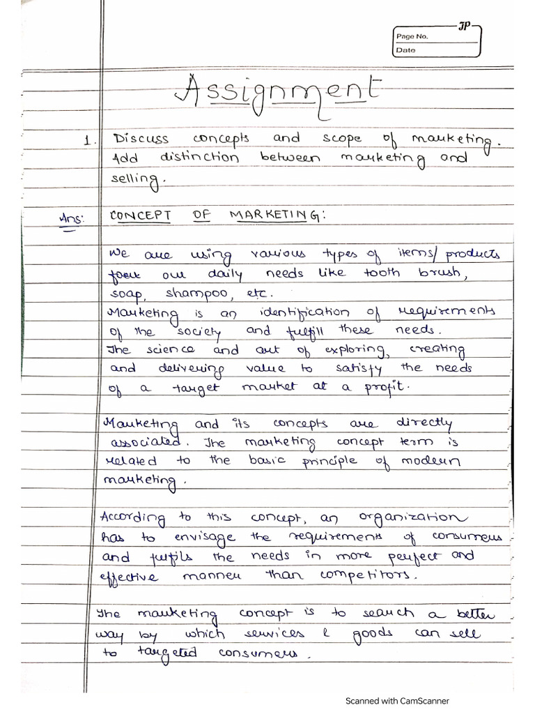 Marketing Assignment | PDF