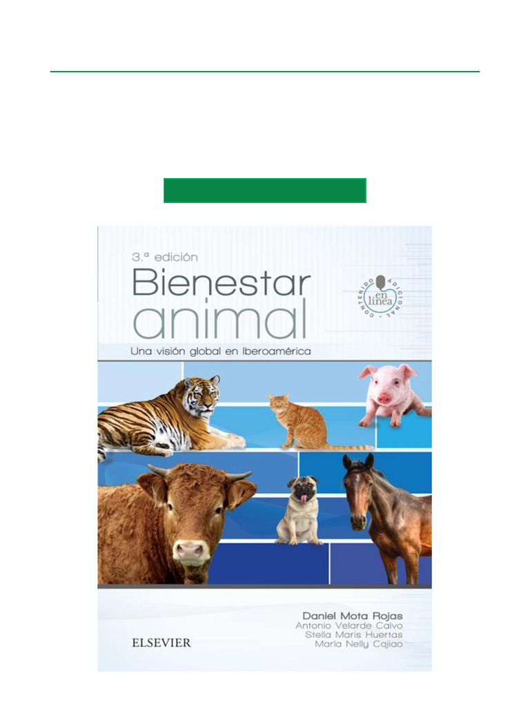 Bienestar Animal: 3ra Edición | PDF | Medicina Veterinaria | Doctorado